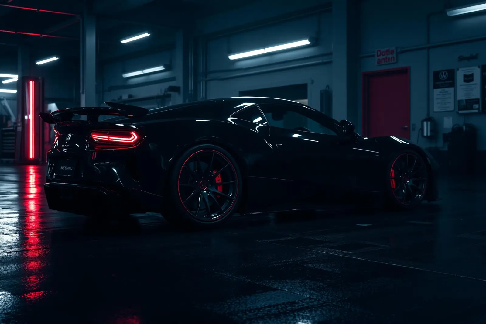 Luxusní vůz v autoservisu DD Garage